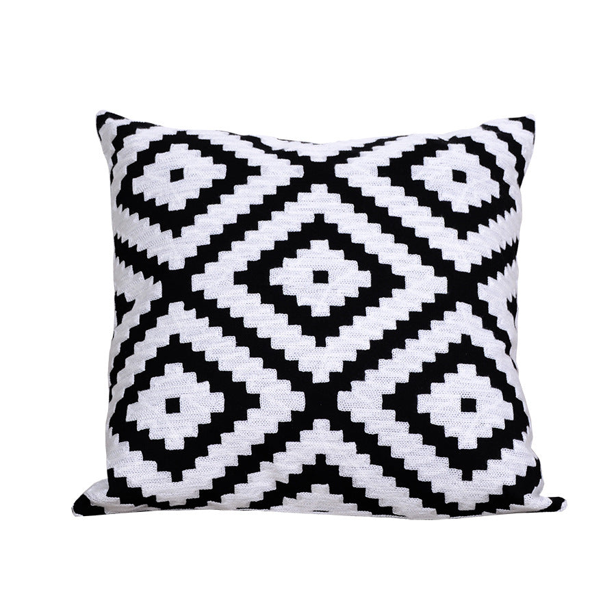 Modern Embroidered Pillowcase Decoration