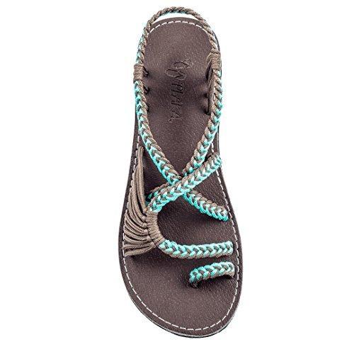 Knotted Sandals for Beach Wear