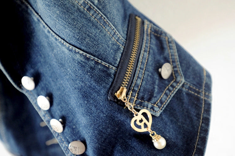 Sleeveless Denim Vest for Casual Wear