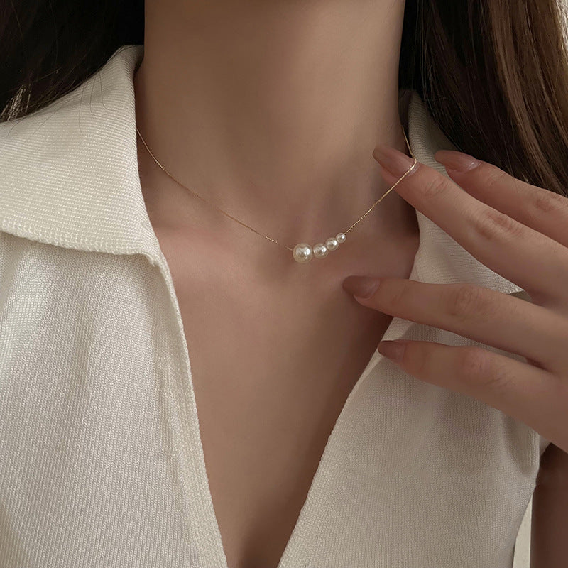 High-End Pearl Necklace for Women - Daily Wear Charm