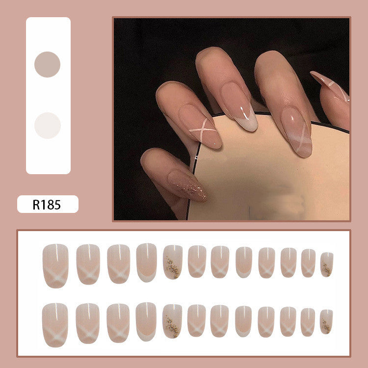 Women's French Nude Nail Wear Set