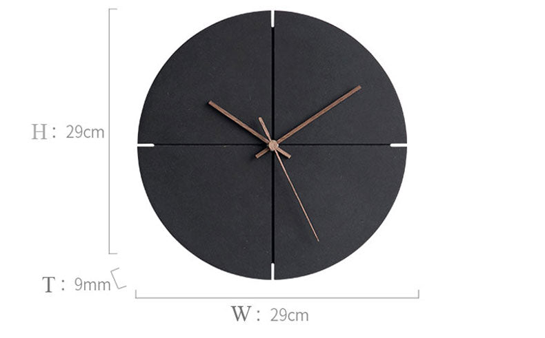 Modern Minimalist Silent Wall Clock