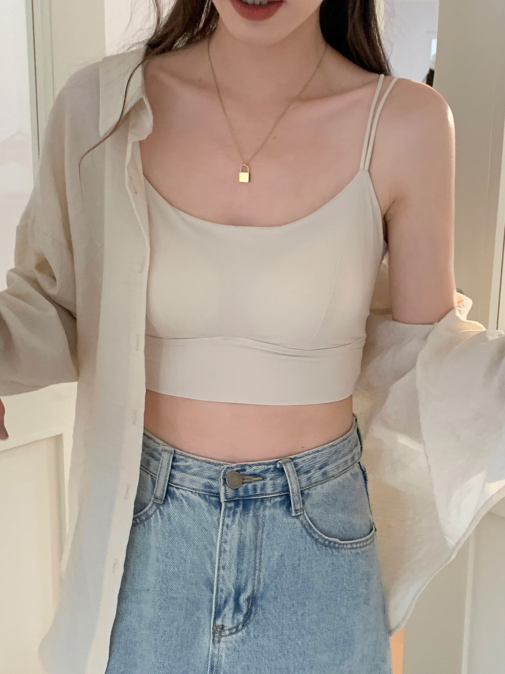 Ice Silk Backless Bra for Women - Cooling Summer Wear