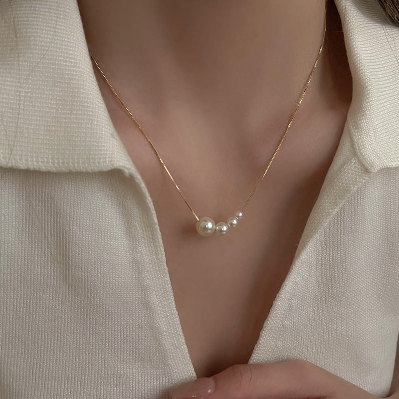High-End Pearl Necklace for Women - Daily Wear Charm
